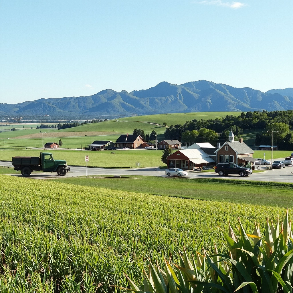 Центральные штаты США - равнины, горы и небольшие города